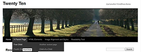 Twenty Ten WordPress Theme